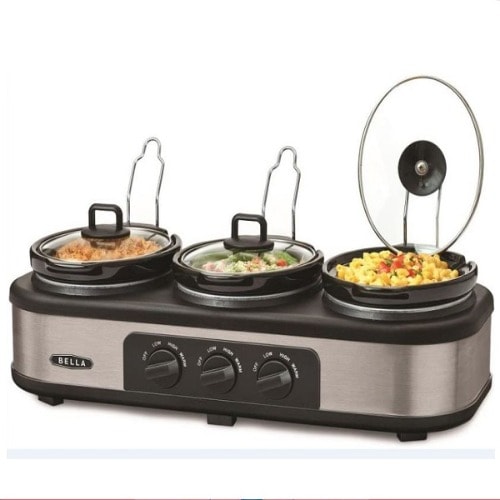 Triple Slow Cooker & Warming Station - 300W