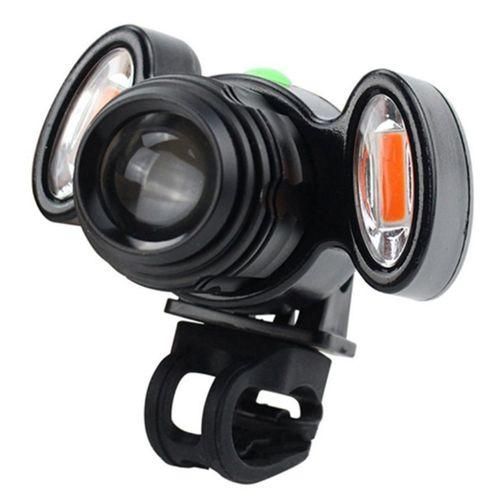 Zoomable XM-L Rechargeable T6+COB Bike Waterproof LED