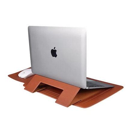 Stand Cover Soft Pu Leather Laptop Sleeve For All Laptop/Notebook/Tablet