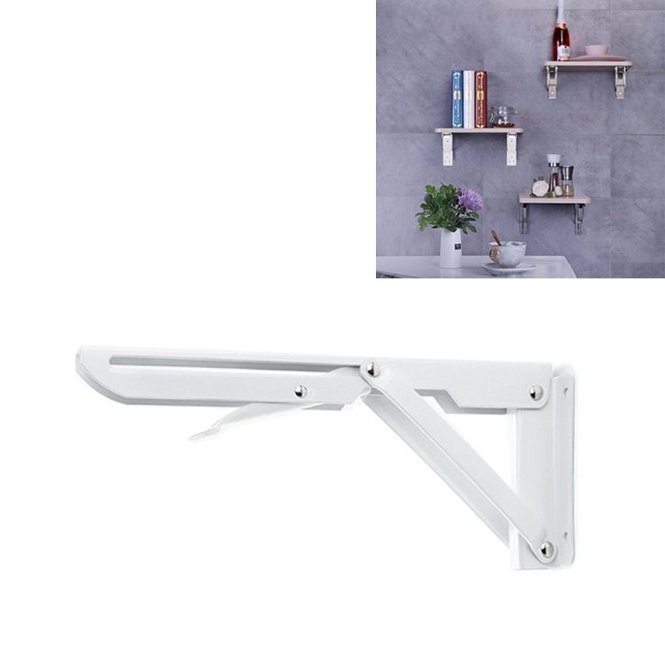 16 Inch Wall-mounted Foldable K-shaped Storage Shelf