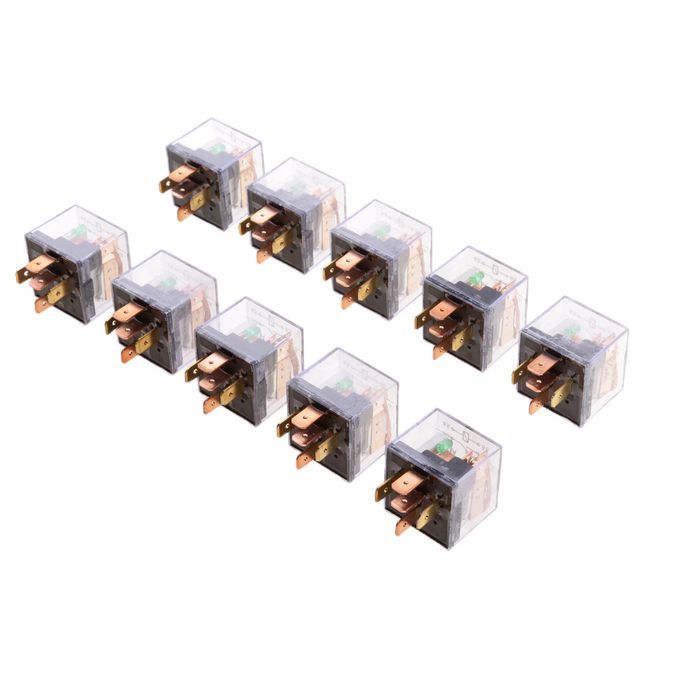 10x Car Truck Van Relay DC 12V 80A 5 Pin SPDT Relays On / Off Switch