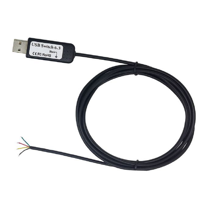 USB Switch Cable 7 Core Connect To 6pcs Different Pedals DIY