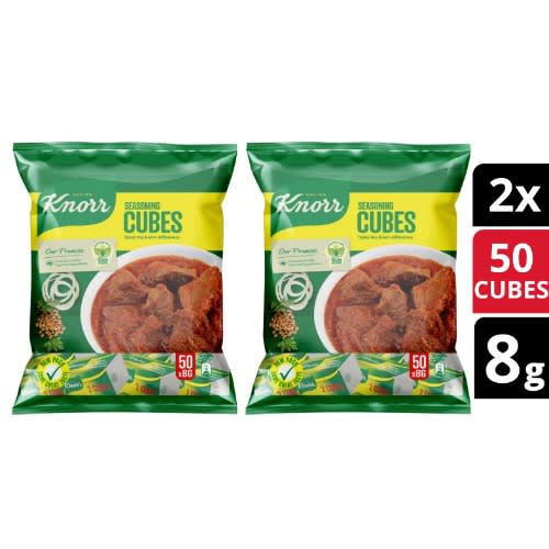 Beef Seasoning Cubes Taste The Knorr Difference -50x8g Twin Pack
