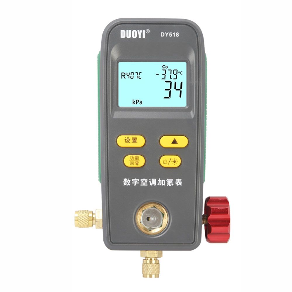 Digital Manifold Gauge Vacuum Pressure Temperature Leakage