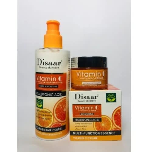 Vitamin C Whitening Moisturizing Body Lotion + Face Cream - Set Of 2 - 50ml