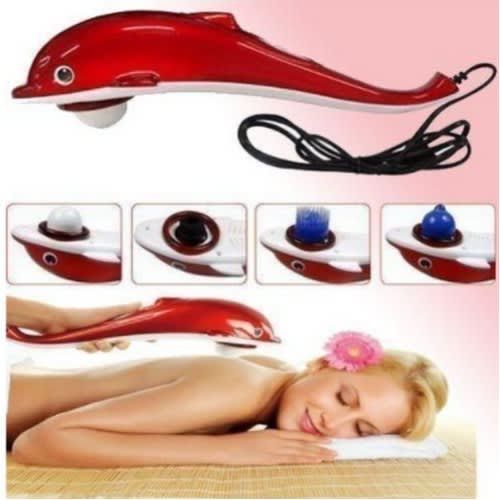 Large Dolphin Infrared Massager - Red