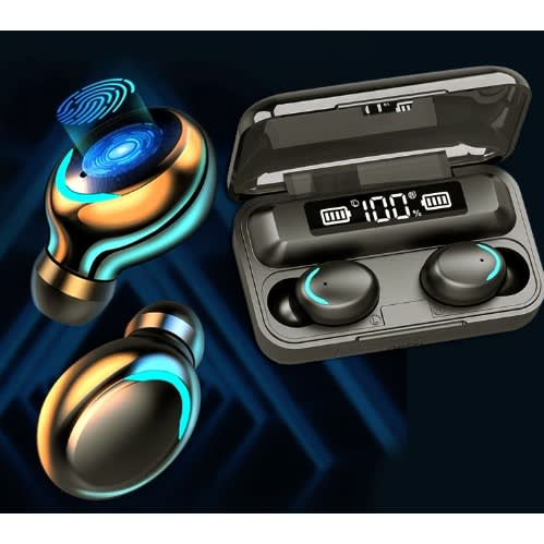 Wireless Earbuds With Fingerprint And Powerbank