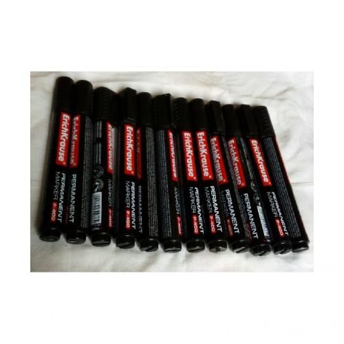 PERMANENT MARKER BLACK  (12 PIECES)