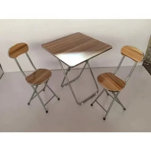 Foldable Table And 2 Chairs - 60cm by 60cm