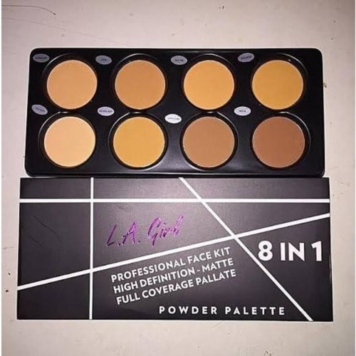 8 In 1 La Girl Powder Palette