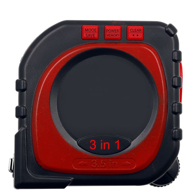 3-in-1 High Precision Tape Measure Infared Laser D