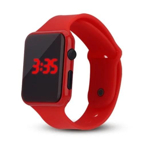 Unisex Led Wristwatch - Red
