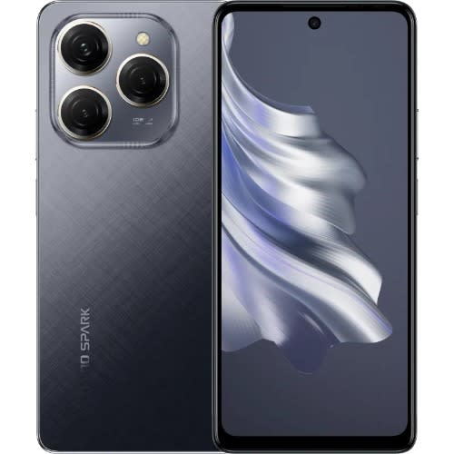 Spark 20 Pro - 6.78" - 256GB ROM - 8GB+8GB RAM - Dual SIM - 4G LTE - Fingerprint - 5000mAh - Black