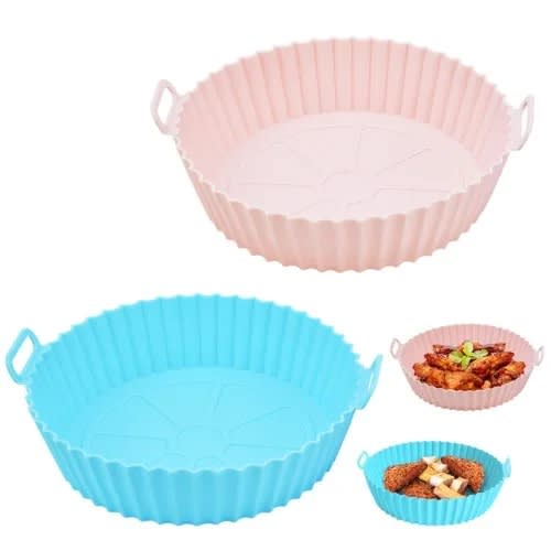 Set Of 2 Silicone Air Fryer Liner - Big Size