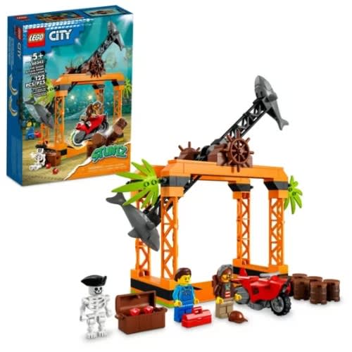 City Stuntz The Shark Attack Stunt Challenge Building Toy Set - 60342