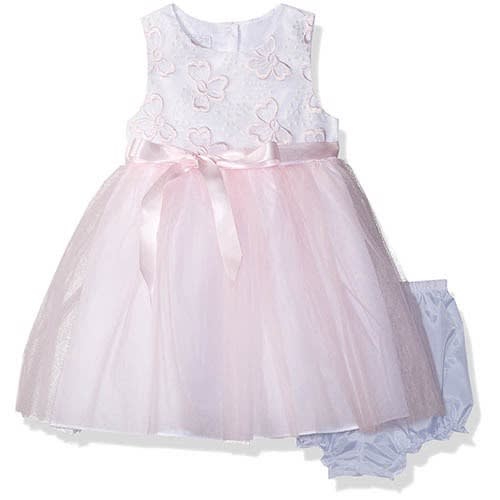 Ballerina Party Dress With Ribbon At Waist