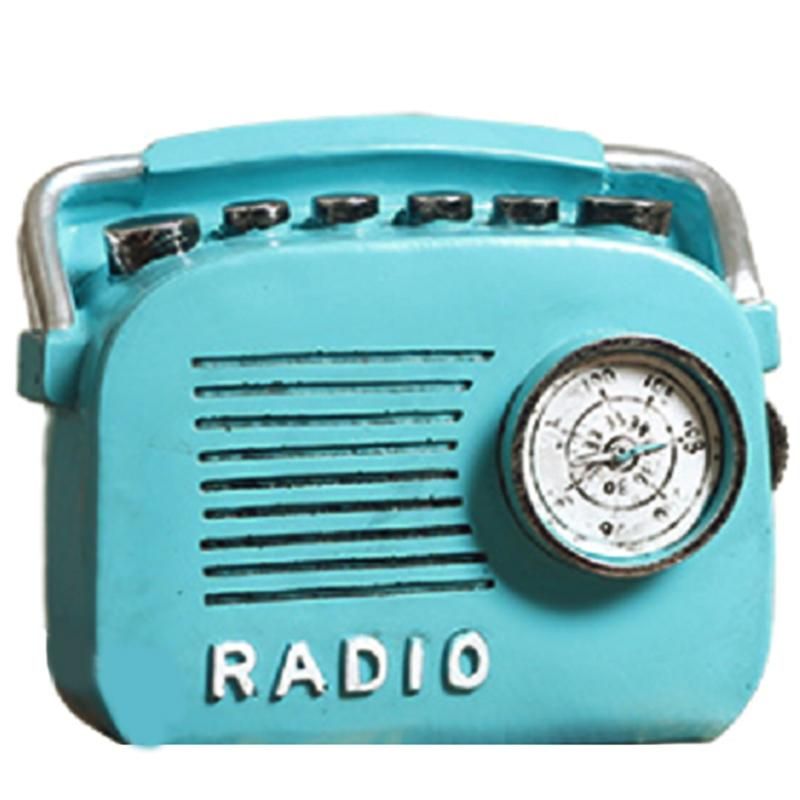 Retro Radio Model Home House Decoration Cabinet Shelf Cafe