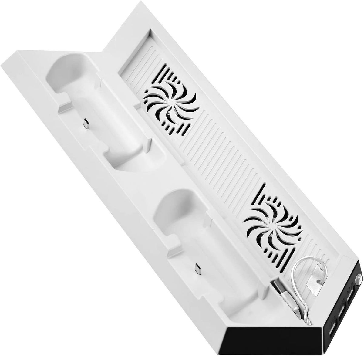 PS4 Controller Charger Charging Station Dock Stand With Fan