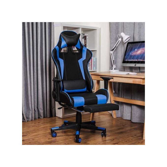 Racing Gaming Chair With Footrest