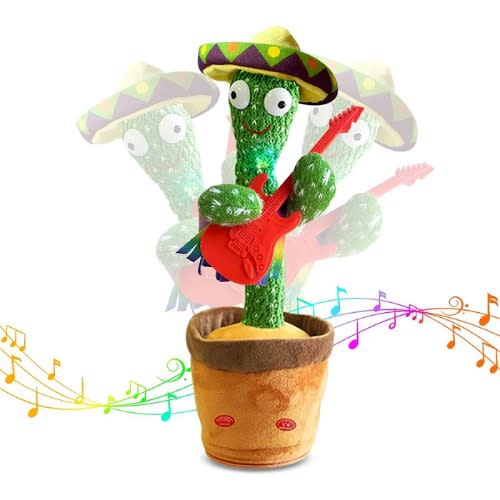 Usb Charging  Cactus Baby Toy - Dancing Talking Singing Mimicking