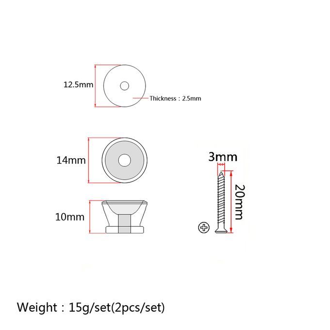 Strap Lock Pins For Guitar