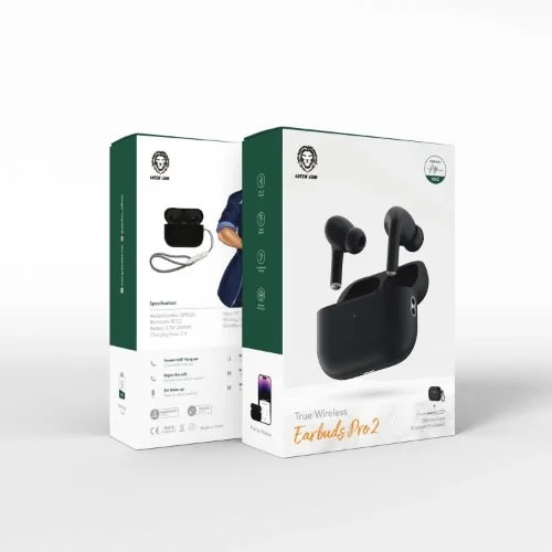 Green Lion True Wireless Earbuds Pro 2 Black