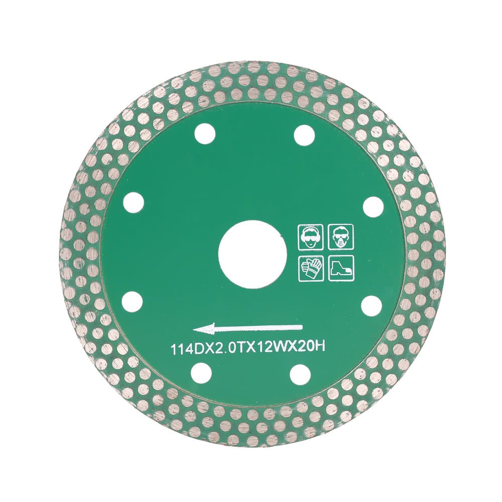 114*2.0*20mm Dry Cutting Diamond Saw Blade With 8 Cooling