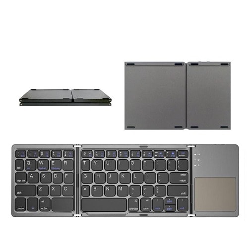 Mini Foldable Wireless Keyboard & Touchpad For Windows, Android, iOS, Tablet Pc & iPad