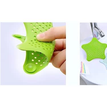 Silicon Shape Sink Drain Filter - Green