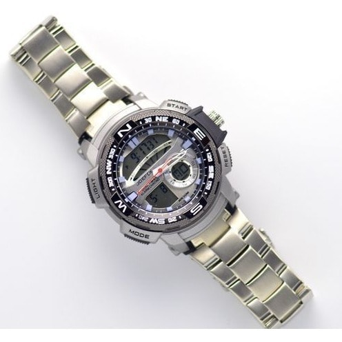 Joefox Silver Wrist Watch For Men