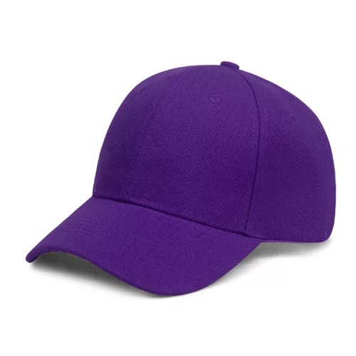 Plain Face Cap - Purple