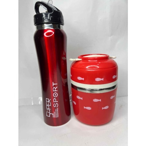 Kids Sports Children Food Flask And Water Bottle