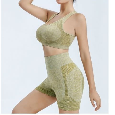 Sexy Ladies Panties-yoga Fitness Wear- 2 Pcs