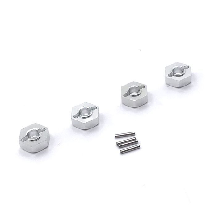 12mm  Agonal  Oupler   For WLtoys 104001 1:10 Remote  Ontrol  Ar-silver