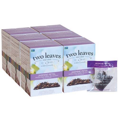 Jasmine Green Tea Bags - 15 Pyramid Sachet X 6 Pkt