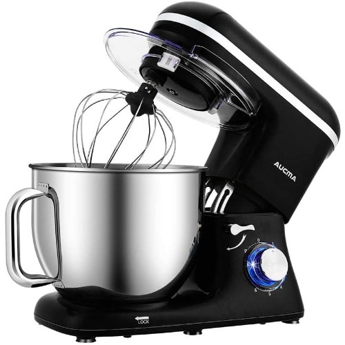 Aucma Stainless Steel Stand Mixer - 1400w -  6.2l