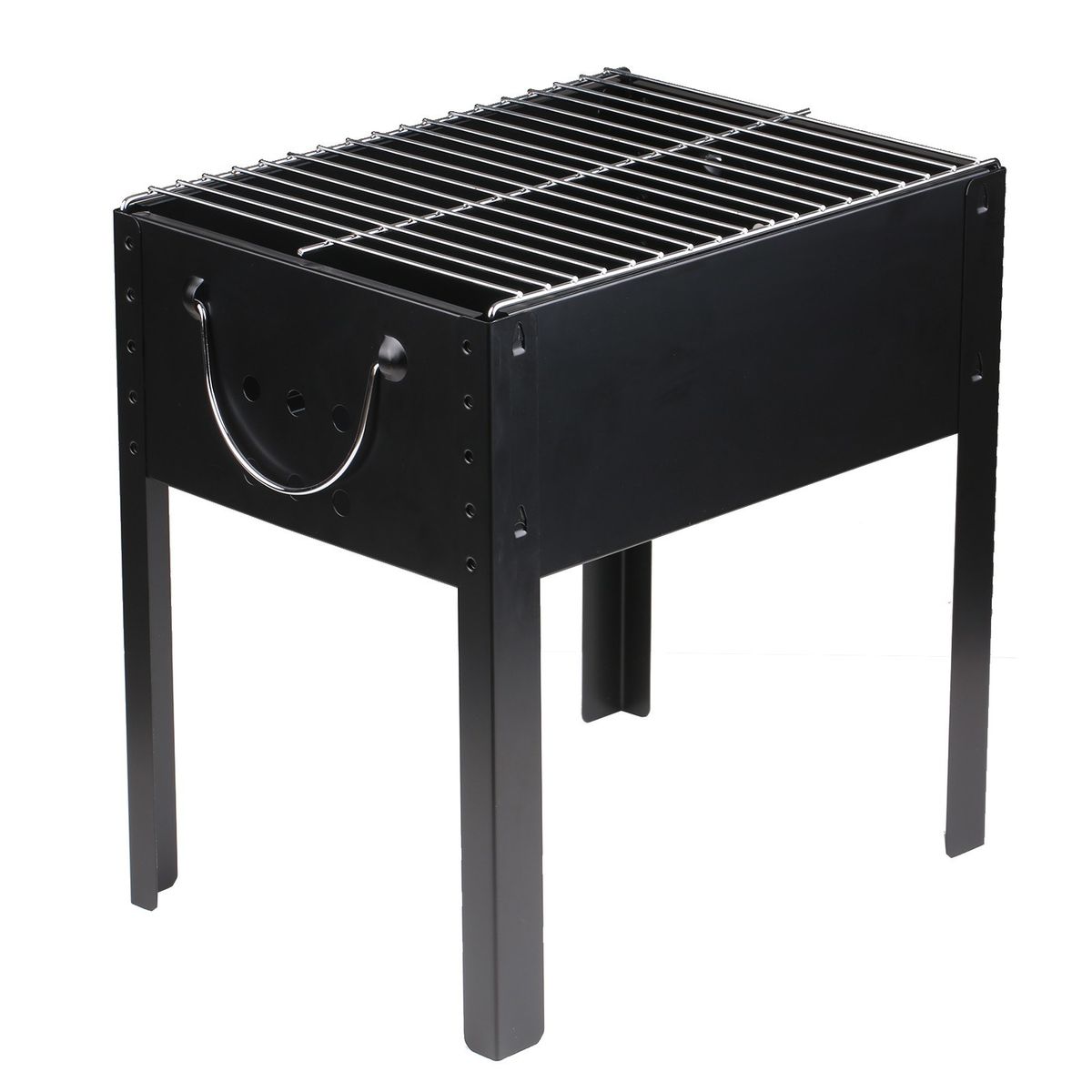 Portable Charcoal Grill Stainless Steel Cooking Grate