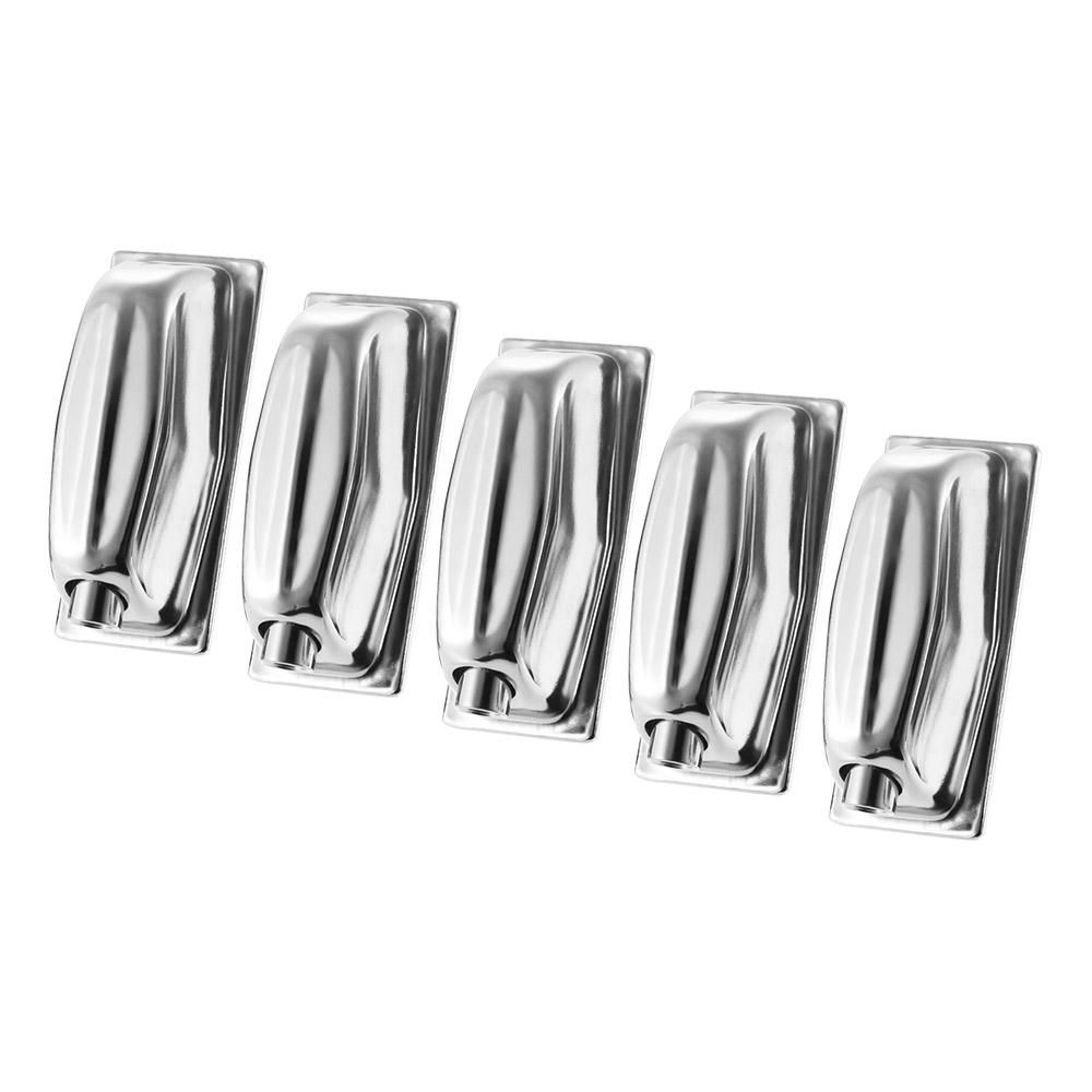 Single-end Rectangular Snare Drum Lug Claw Hooks  Ear Drum Set Parts Accessories Replacement, 5pcs/Pack