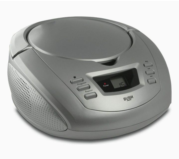 Portable CD Player & FM Radio Boombox With Aux