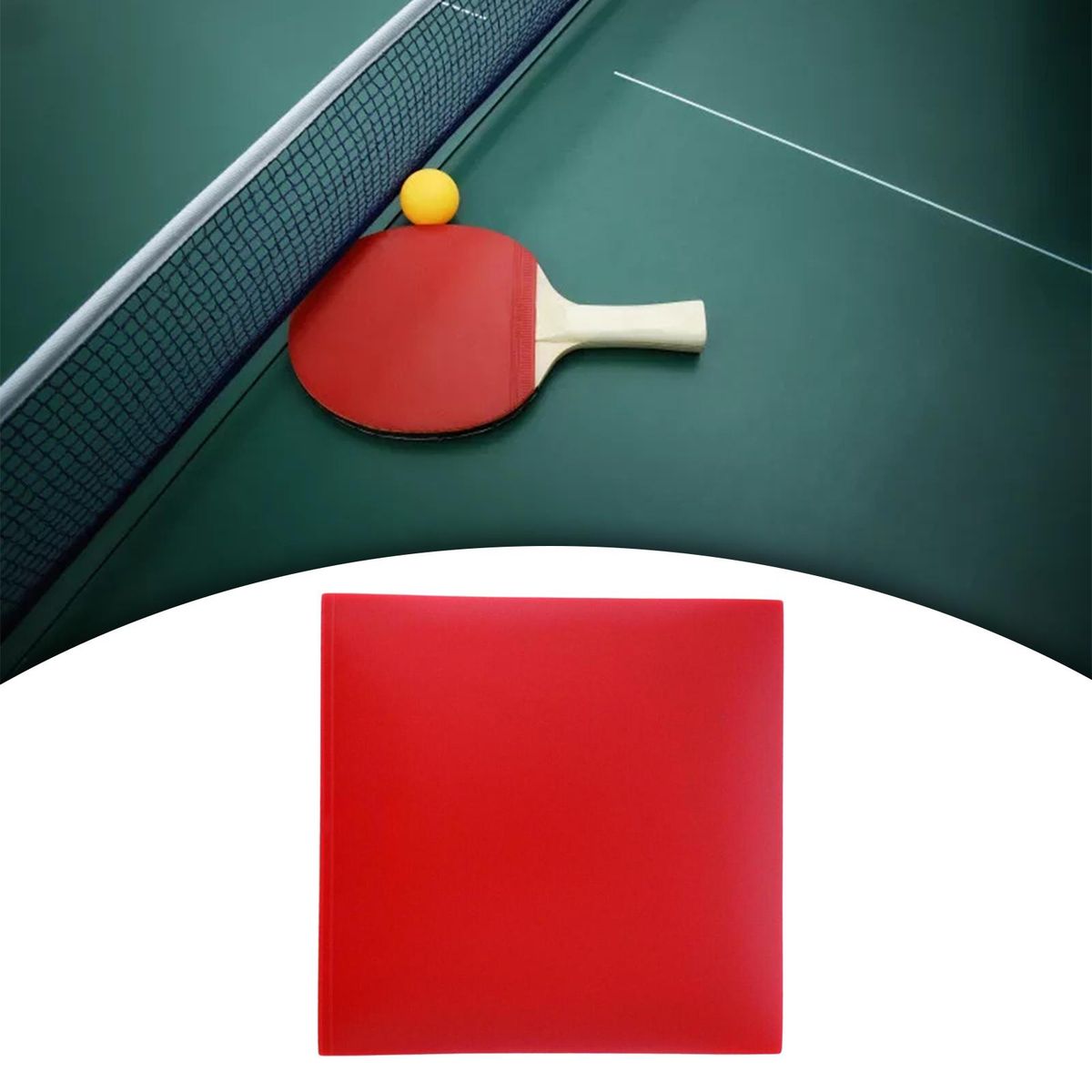 Table Tennis Rubber Outdoor Tennis Racket Equipment Red