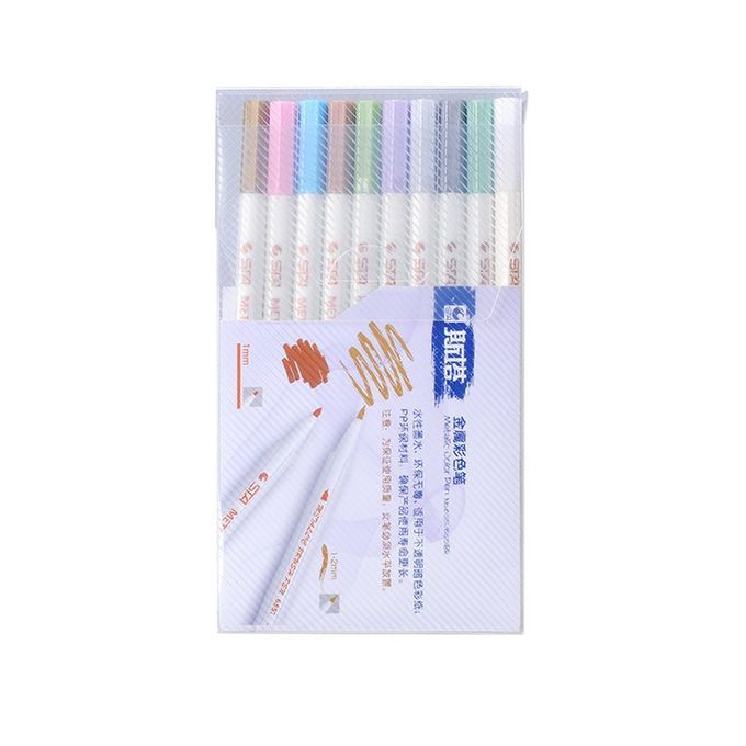 Raft Pen  Olor DIY Album Pen Graffiti Pen S Hooling Stationery   Pen Thi K Graffiti Pen   Pen  Olor S Book-multicolor-10 Color