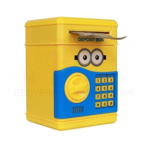 Piggy Bank With Electronic Password For Kids- Mult Color