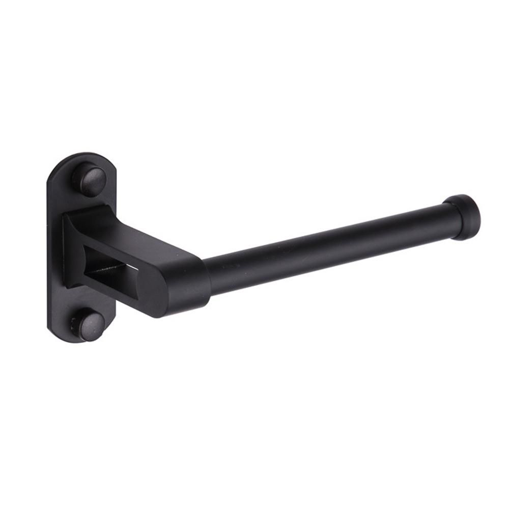 Toilet Paper Holder Wall Mount, Matte Black Toilet Paper