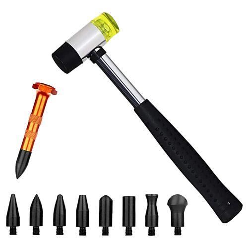 10Pcs Car Body Paintless Dent Repair Tools With Knock Down