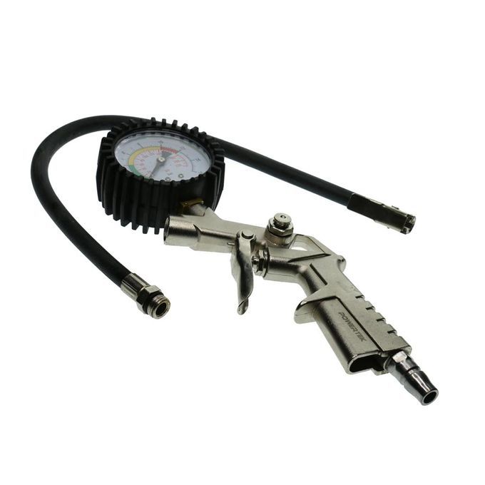 Car Motorcycle Tyre Tire Air Pressure Gauge Dial Meter Compressor