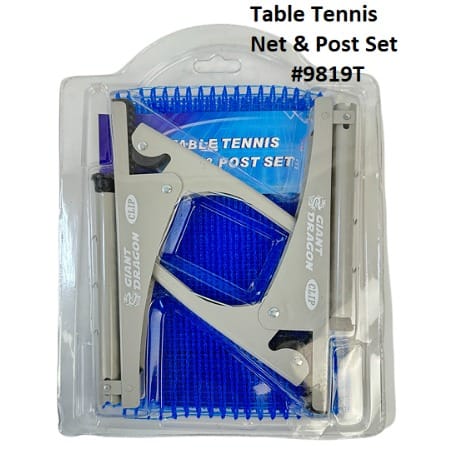 Table Tennis Net & Post W/clamp - Giant Dragon Brand - 9819t