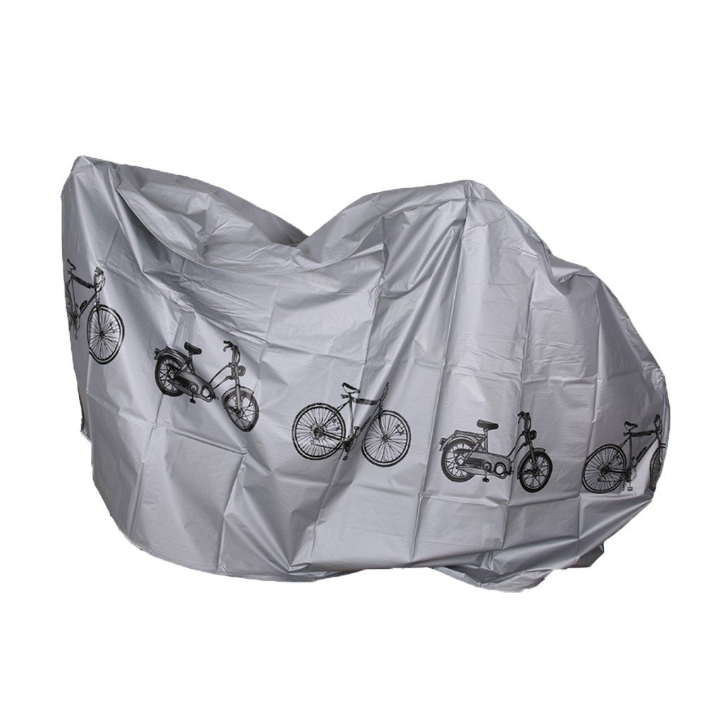 Bike Motorcycle Covers Dust Waterproof Outdoor Indoor Rain Protector Cover Gray
