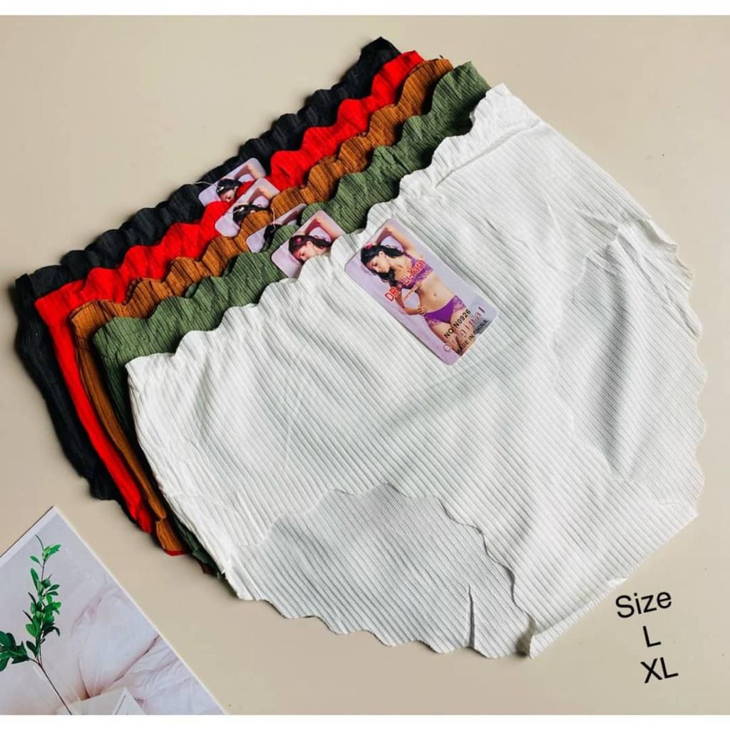 6pcs Ladies Seamless Hipster Panties (stretchy)