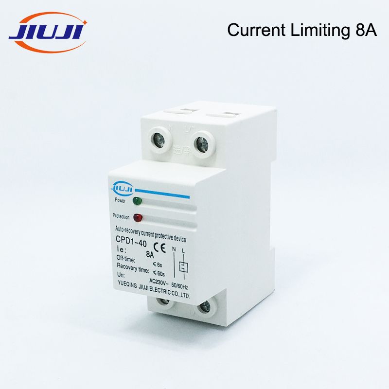 JiuJi 8A 8ampere 1760W Household Din Rail Automatic