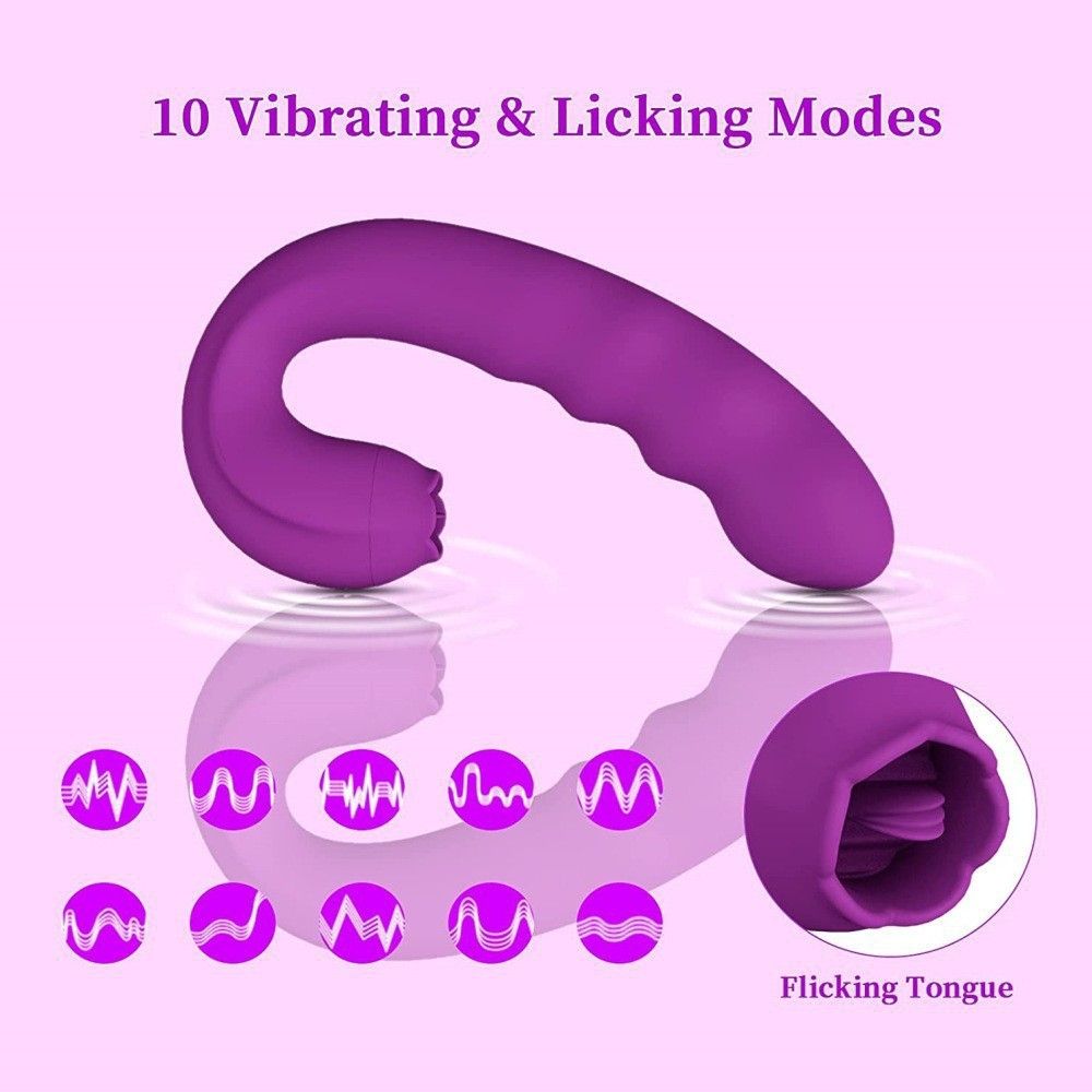 Big Wet Brother Adult Sex Toy Tongue Licking Vibration Swing